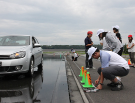 実車試験の様子